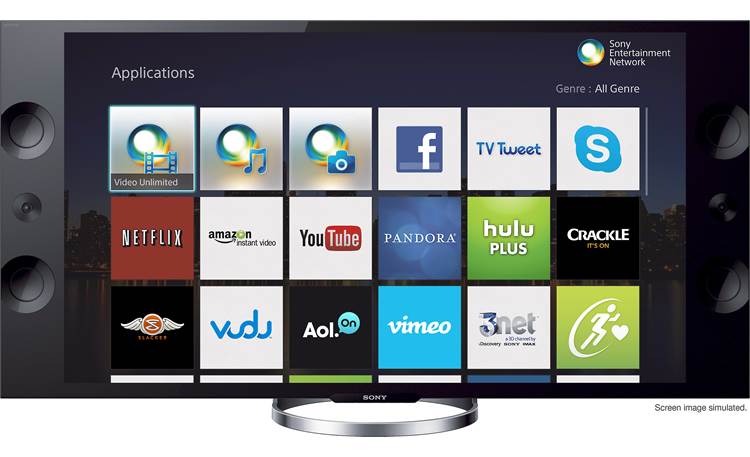Sony XBR-65X900A Smart TV apps