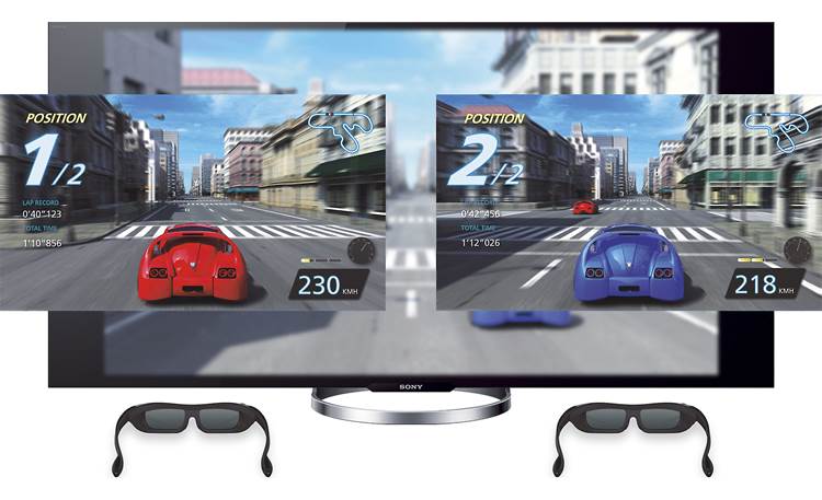 Sony XBR-65X900A Two-player gaming