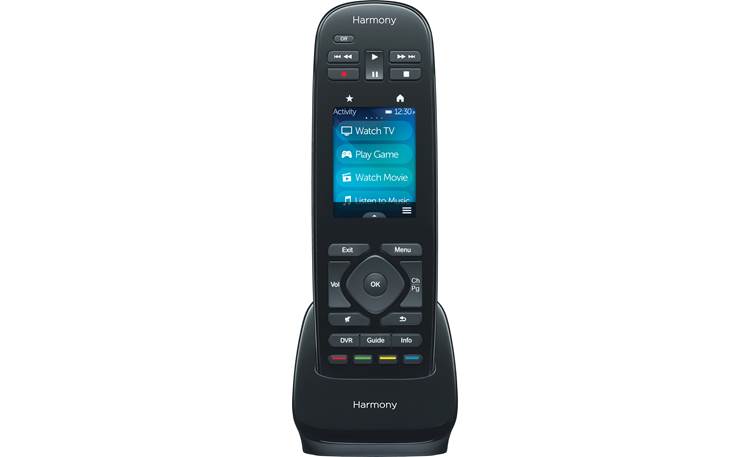 Logitech® Harmony® Remote Universal remote with touchscreen and and IR hub at Crutchfield