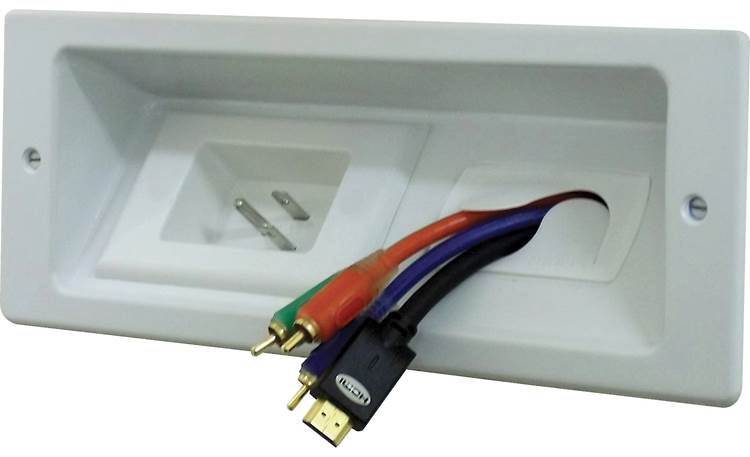 Sanus ELM806 PowerBridge® Power input panel (A/V cables not included)