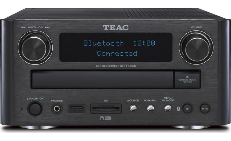 TEAC CR-H260i Stereo receiver with built-in CD player and Bluetooth® at  Crutchfield