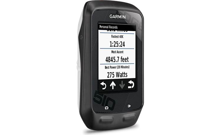 lijden in de tussentijd toernooi Garmin Edge® 510 GPS-enabled touchscreen cycling computer at Crutchfield