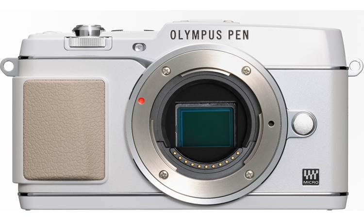 Olympus PEN E-P5 (no lens included) (White) 16-megapixel mirrorless camera  at Crutchfield