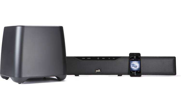 Polk Audio SurroundBar® 5000 Instant Home Theater Streams music via Bluetooth (iPhone not included)