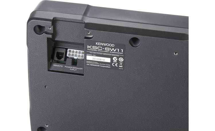 Kenwood KSC-SW11 Compact powered subwoofer at Crutchfield