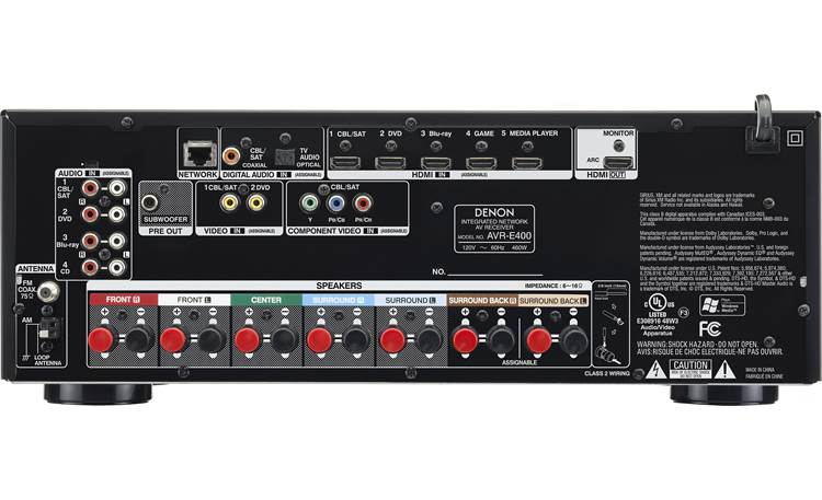  Denon AVR-1913 7.1 Channel 3D Pass Through and Networking Home  Theater AV Receiver with AirPlay (Discontinued by Manufacturer) :  Electronics