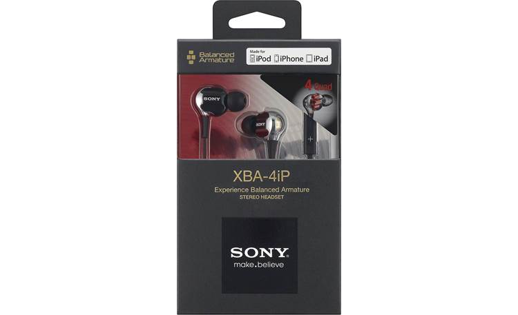 Sony XBA-4iP In-ear headphones with remote for iPod® and iPhone