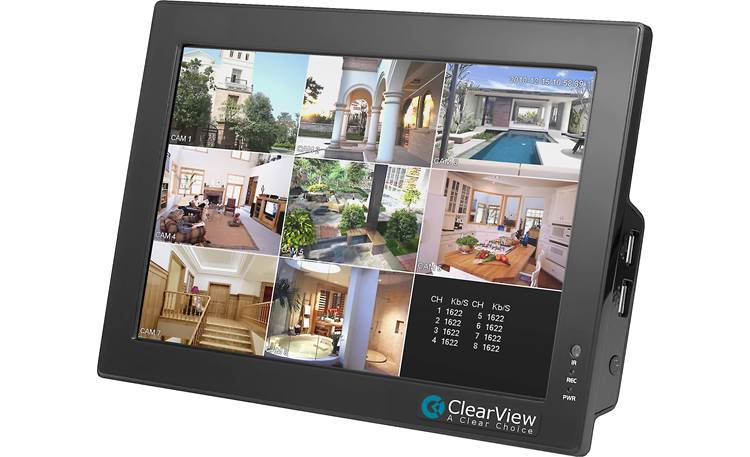 ClearView CBT-08 LCD Touchscreen DVR Combo Front