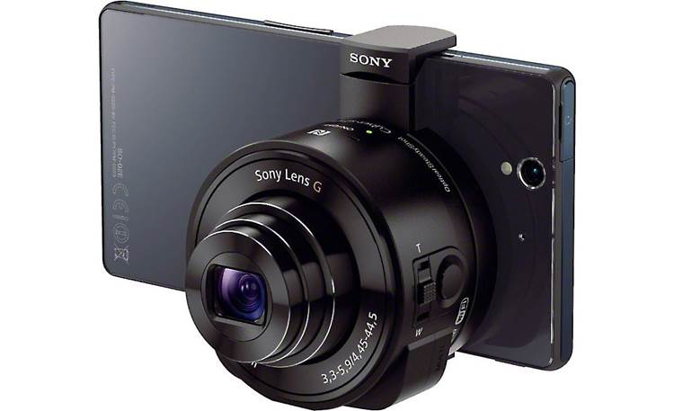Sony Cyber-shot® DSC-QX10 (Black) Smartphone-attachable lens-style 