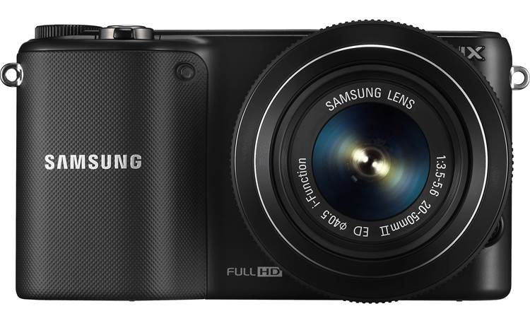 Samsung NX2000 Smart Camera with 2.5X Zoom Lens Kit Front, straight-on