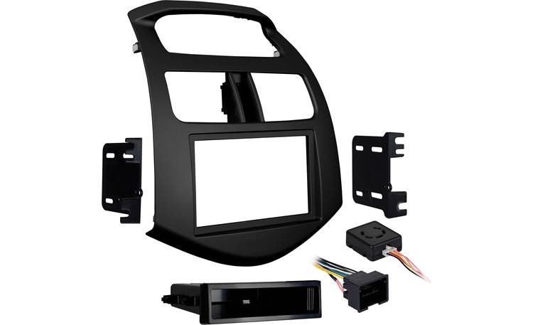 Metra 99-3309B-LC Dash and Wiring Kit Integration adapter package including dash trim pieces, brackets, and wiring adapter