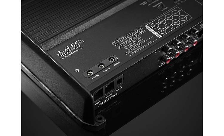 JL Audio XD800/8v2 Power connections and input modes