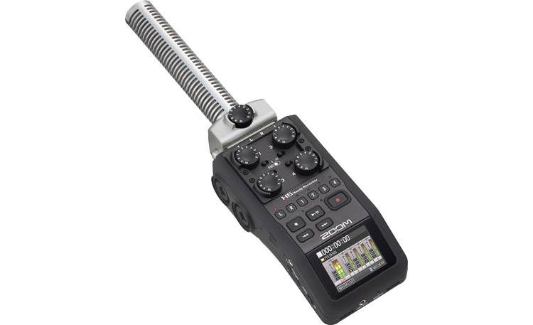 Zoom SGH-6 Shotgun mic capsule for Zoom H6 handheld recorder at Crutchfield