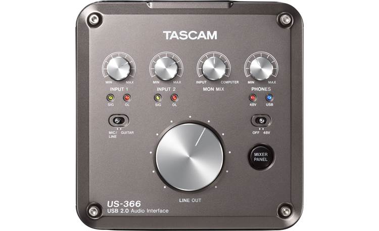 Tascam US-366 USB 2.0 audio interface at Crutchfield