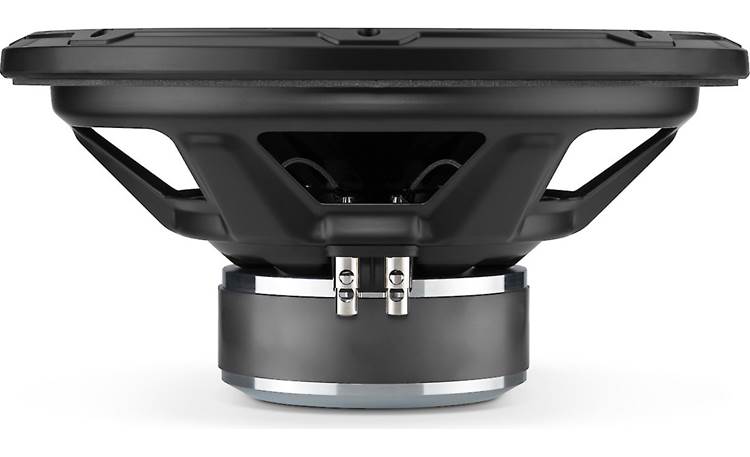 JL Audio 12W1v3-2 Side view of stout magnet and basket structure
