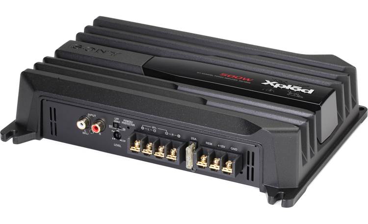 Sony XM-N502 x car 2-channel amplifier — 2 Crutchfield 65 watts RMS at