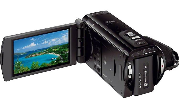 Sony HDR-TD30V 3D full-HD camcorder at Crutchfield
