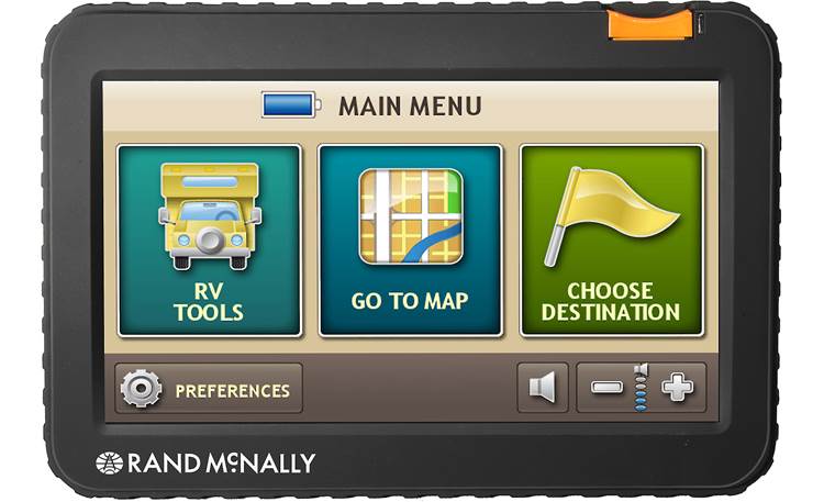 Rand McNally 7720 LM Portable navigator for RV drivers includes free lifetime map updates at Crutchfield