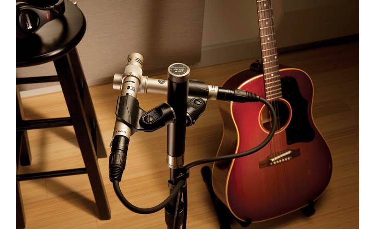 Shure KSM141 In X-Y configuration (stand and second mic not included)