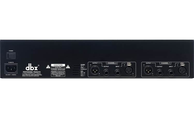 dbx 231s Dual Channel 31-Band Equalizer with 2 1/4 to 1/4 Cables 