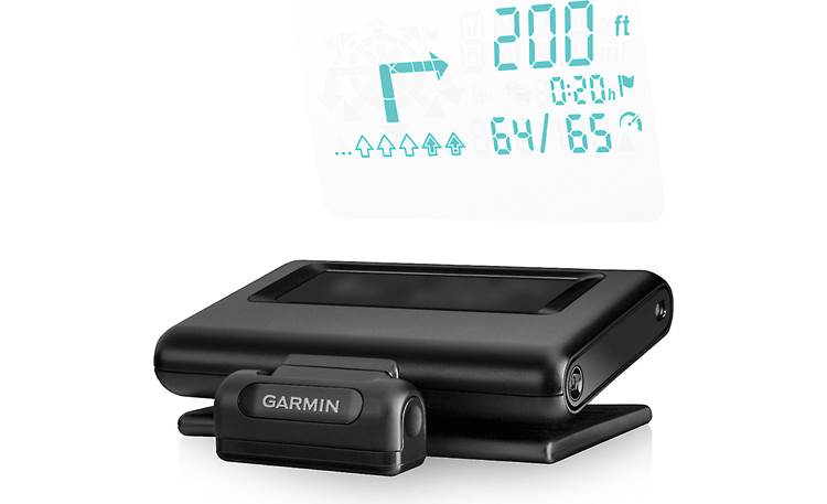 Garmin HUD+ Head-Up Display: project navigation directions via Garmin's app  wirelessly onto your windshield at Crutchfield