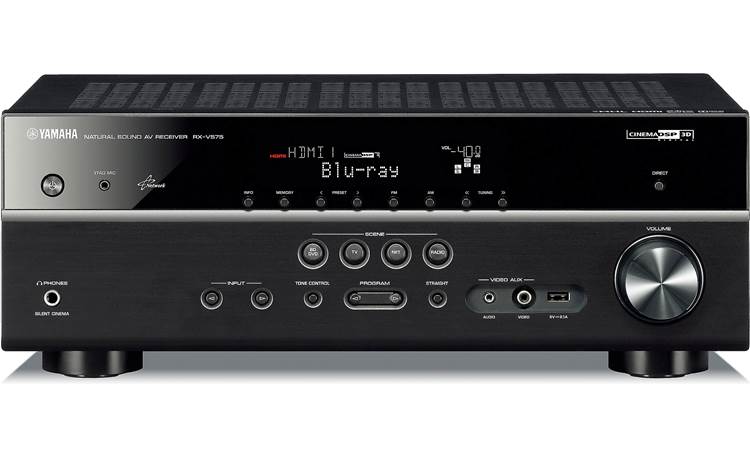 Yamaha RX-V575 7.2-channel home theater receiver with Apple 