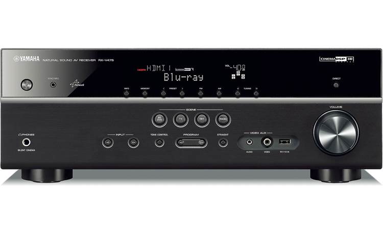 Yamaha RX-V475 5.1-channel home theater receiver with Apple