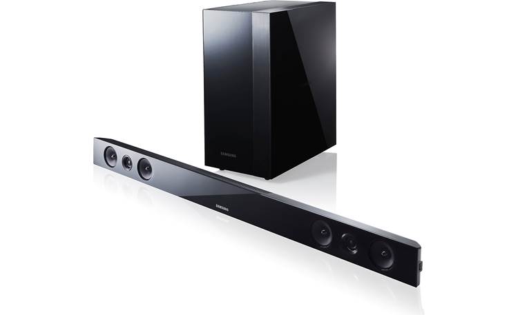 Hjælp Panda Genveje Samsung HW-F450 Powered 2.1-channel home theater sound bar with wireless  subwoofer and Bluetooth® at Crutchfield