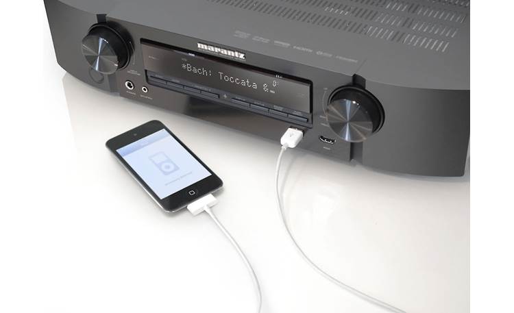 Marantz NR1504 front-panel iPodï¿½ connection (iPod not included)