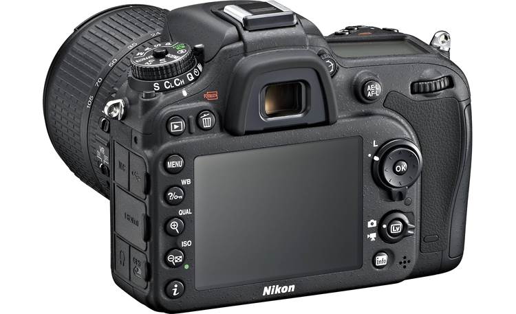 Nikon D7100 Kit Rear 3/4 view