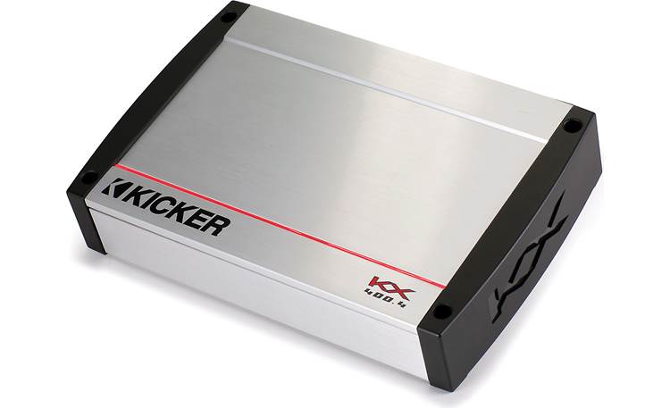 Kicker 40KX400.4 4-channel car amplifier — 50 watts RMS x 4 at