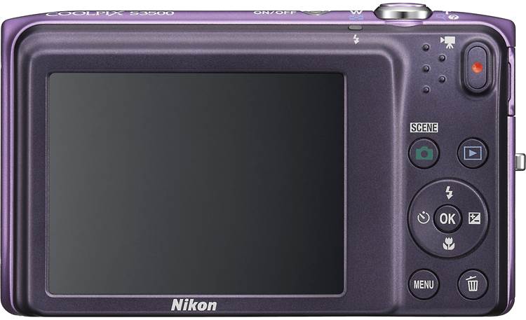 Nikon Coolpix S3500 Back