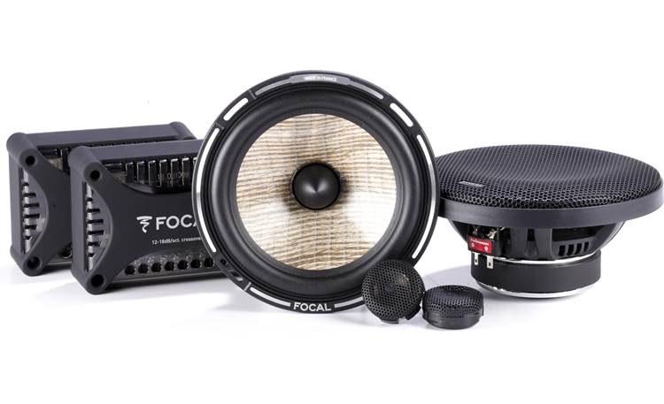 Focal Performance PS 165FX Focal's PS 165FX component speakers include flax cones, inverted dome tweeters, and bi-ampable crossovers