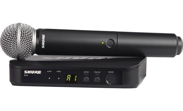 Rack Mount Shure BLX24R/SM58 Handheld Wireless System with SM58 Vocal Microphone H10 