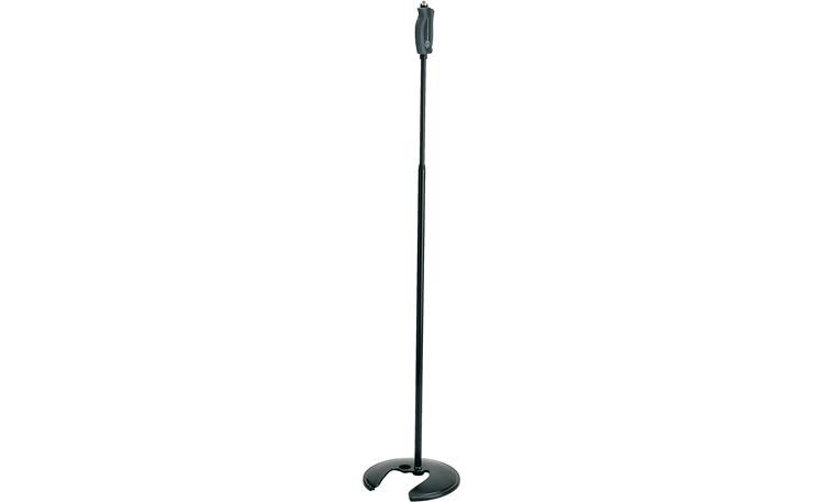 K&M Stackable Base Mic Stand Front