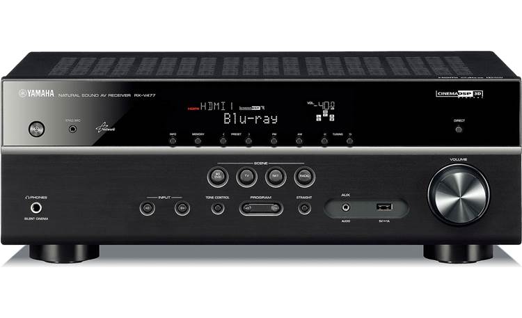 Yamaha RX-V477 5.1-channel home theater receiver with Apple