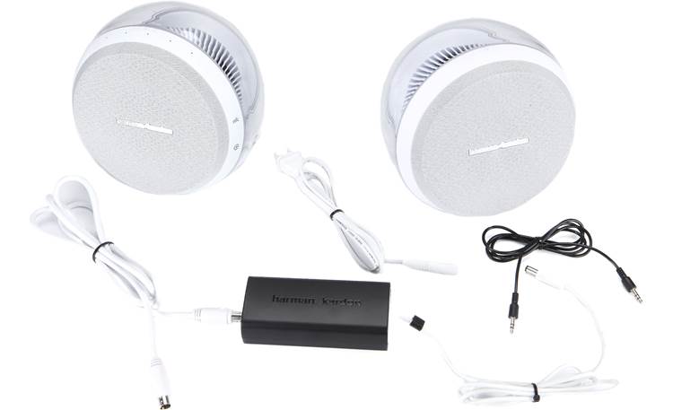 Harman Kardon Nova (White) Powered desktop stereo speaker system 