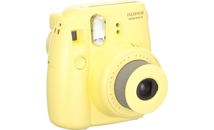 Fujifilm Instax Mini 8 (Yellow) Compact instant camera at Crutchfield