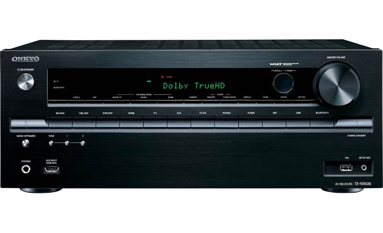 Onkyo TX-NR636 7.2-channel home theater receiver with Wi-Fi®