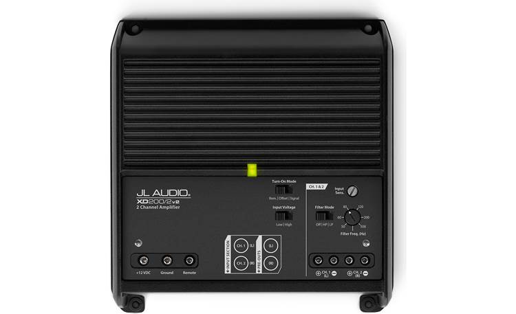 JL Audio XD200/2v2 2-channel car amplifier — 75 watts RMS x 2 at Crutchfield