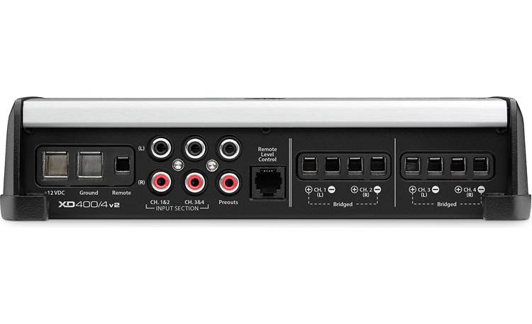 JL Audio XD400/4v2 Connection panel