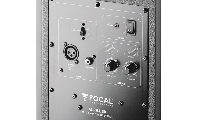 Focal Alpha 50 Back-panel detail