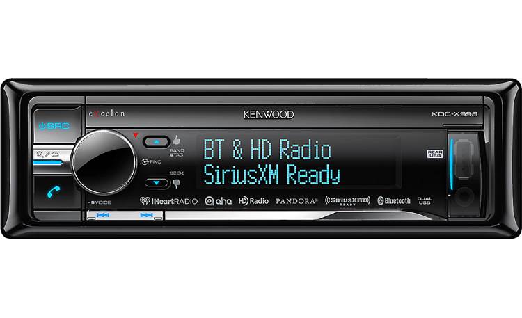 Kenwood Excelon KDC-X998 CD receiver at Crutchfield