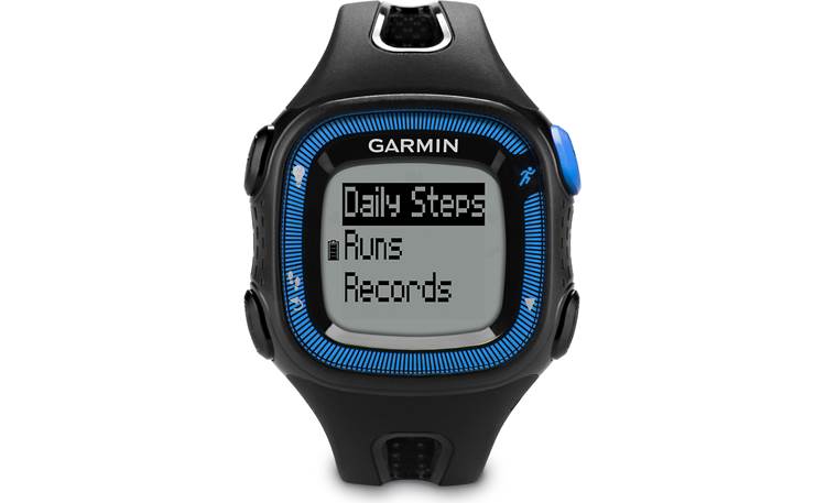Garmin Forerunner Bundle (Black/blue) GPS watch heart rate monitor at Crutchfield