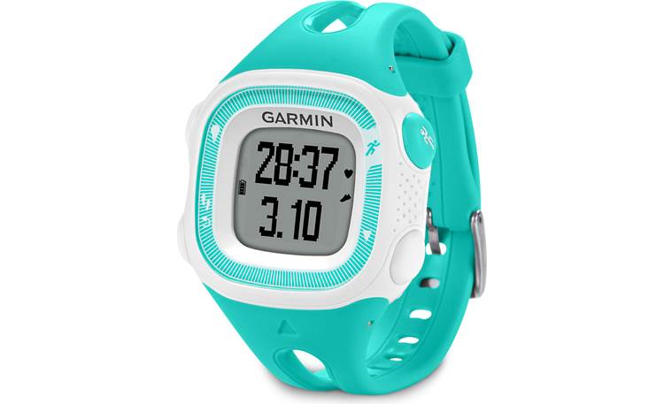 Forerunner Bundle (Teal/white) GPS watch with heart rate monitor at Crutchfield
