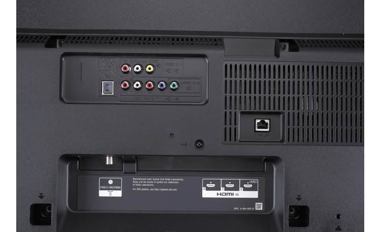 Sony KDL-50W800B Back (A/V inputs #1)