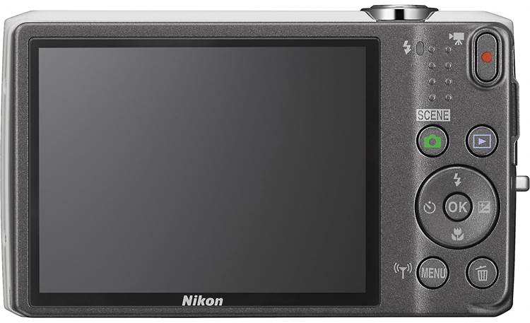 Nikon Coolpix S6800 (White) 16-megapixel digital camera with 12X 