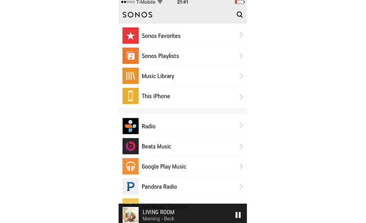Sonos Connect:Amp Play all your music with the free Sonos app