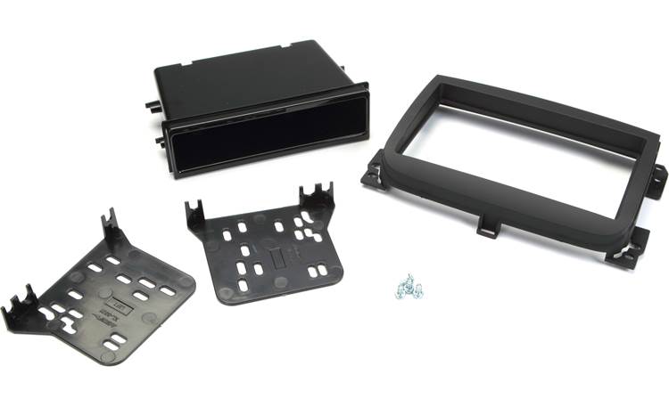 Metra Electronics Corp Metra 99-6521B Single/Double DIN Stereo Dash Kit for 2014 and Fiat 500L Black 