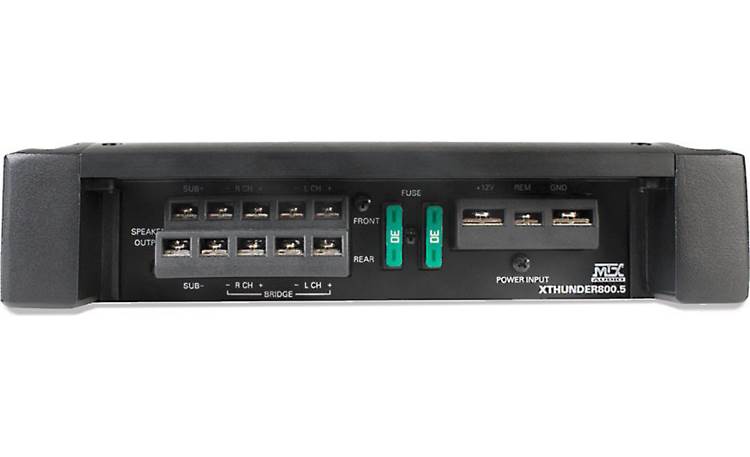 MTX XTHUNDER800.5 Power and output connection panel